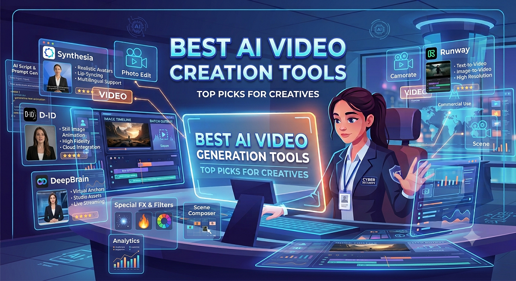 5 Best AI Video Creation Tools in 2026